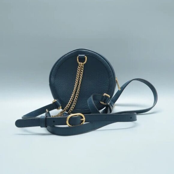 100% Authentic GUCCI Ophidia Blue Canvas Backpack 714-103024 - Picture 2 of 12